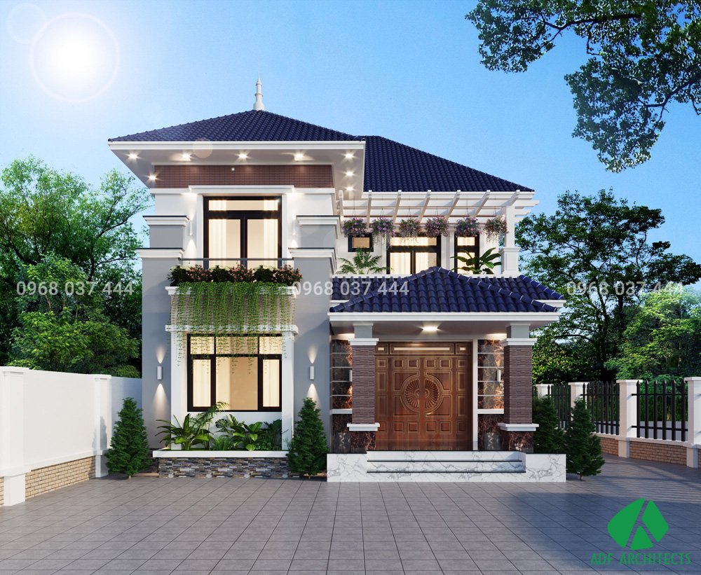Mặt tiền 6m dự án nhà 2 tầng của chú Điền ở Bắc Giang